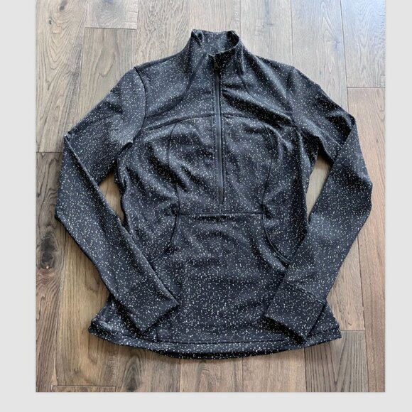Lululemon Define Pullover 1/2 Zip, Size 10, Magnetized Jacquard, Black/White - Picture 3 of 10